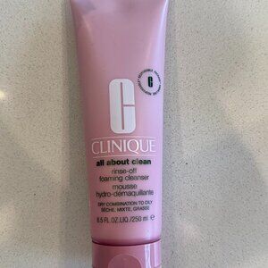 Clinique All About Clean Rinse-Off Foaming Face Cleanser 8.5oz